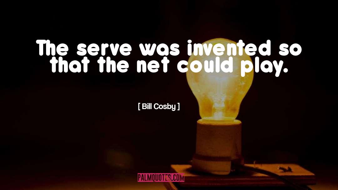 Funny Tennis quotes by Bill Cosby