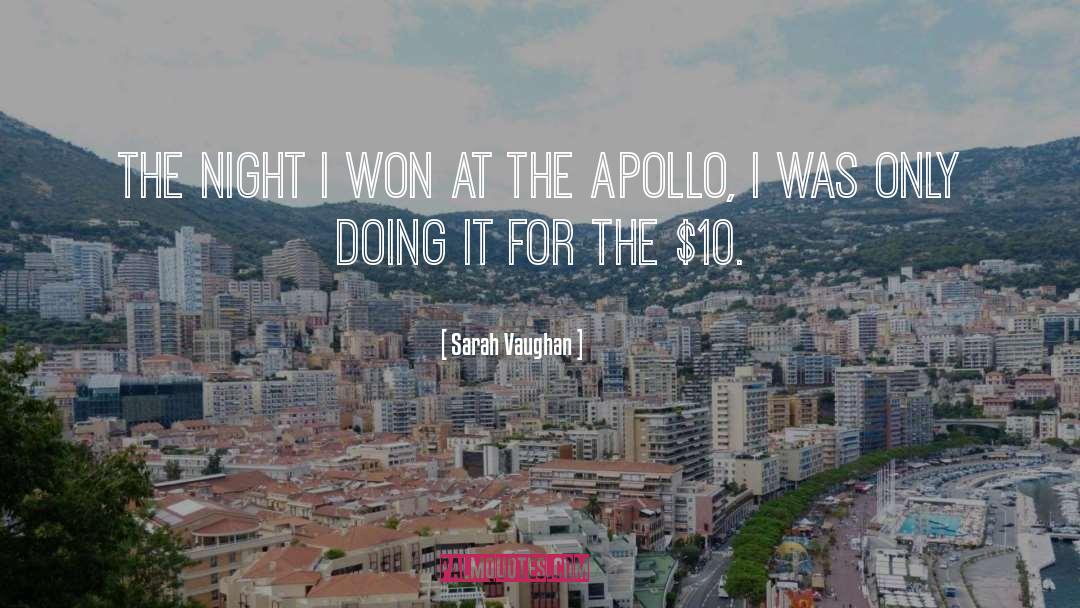 Funny Trials Of Apollo quotes by Sarah Vaughan