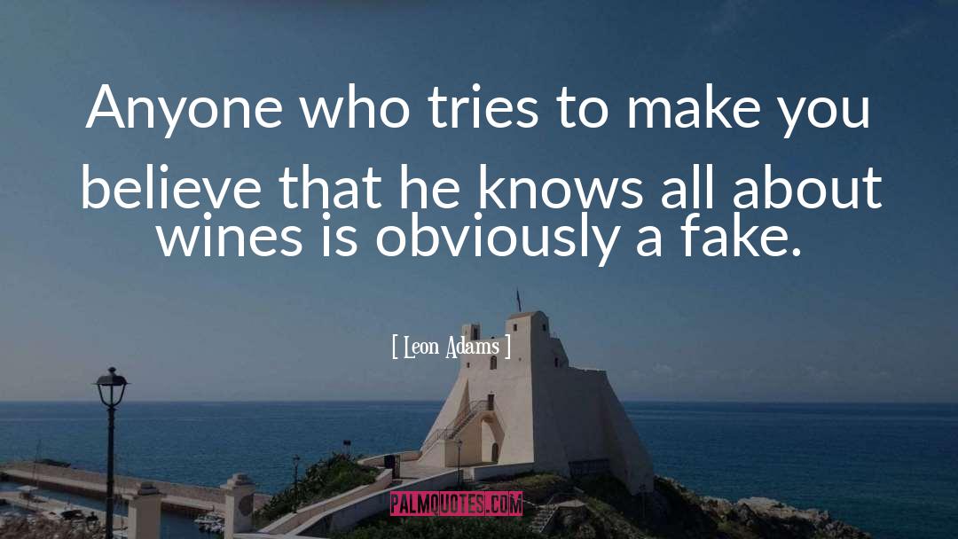 Funny Wines quotes by Leon Adams