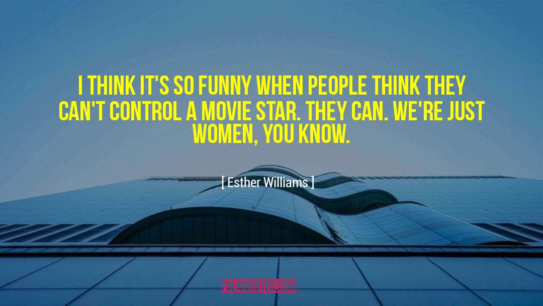 Funny Women quotes by Esther Williams