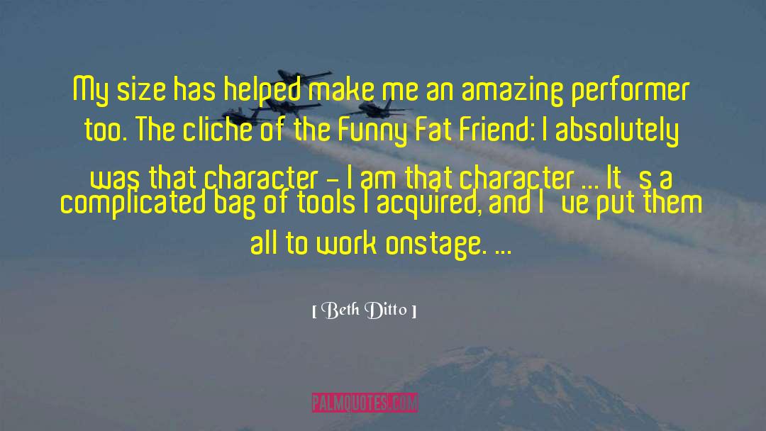 Funny Work quotes by Beth Ditto