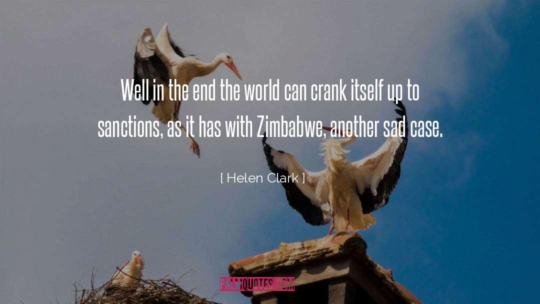 Funny Zimbabwe quotes by Helen Clark