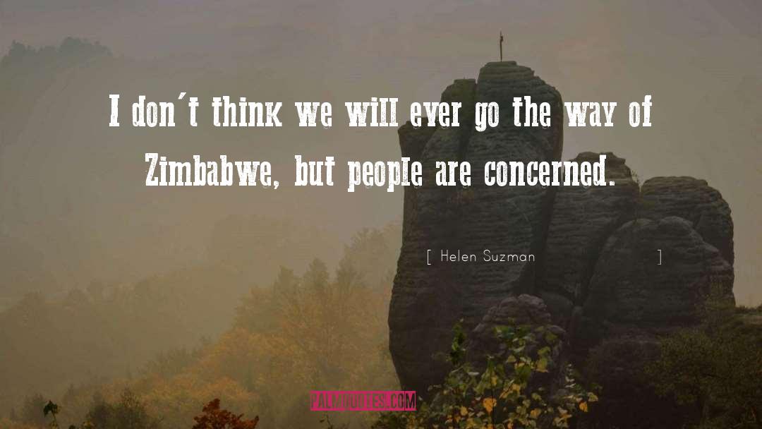 Funny Zimbabwe quotes by Helen Suzman