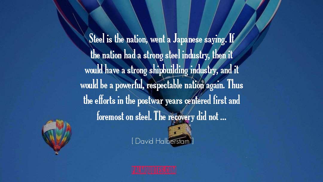 Furnaces quotes by David Halberstam