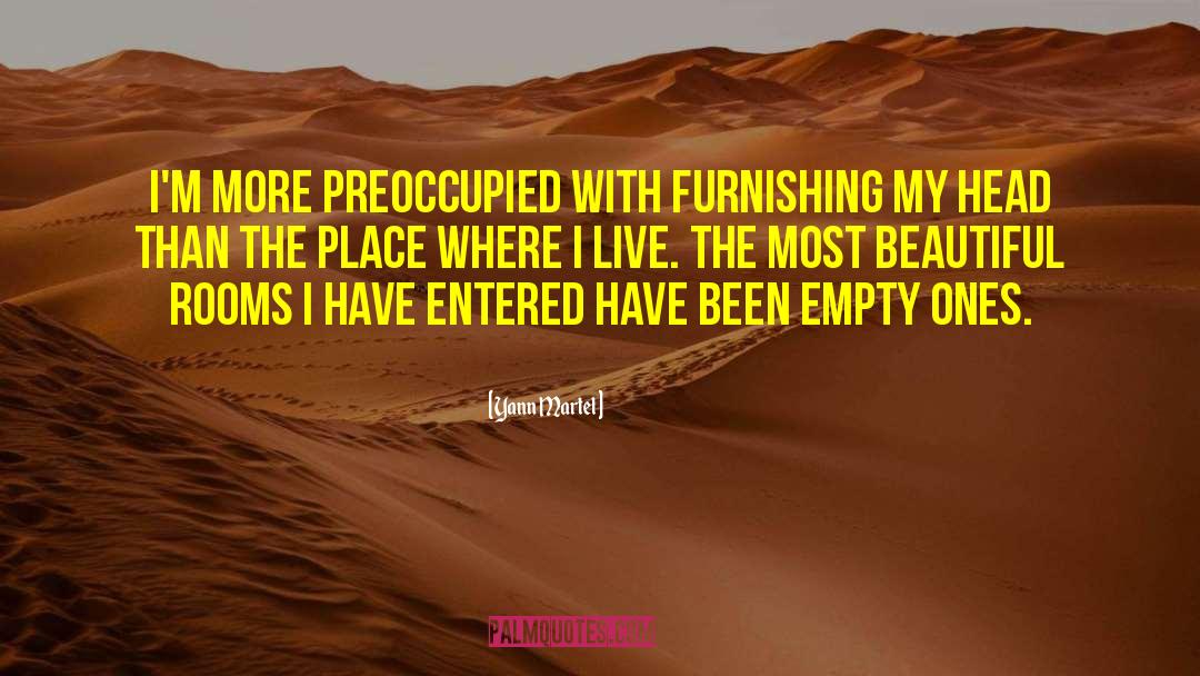 Furnishing quotes by Yann Martel