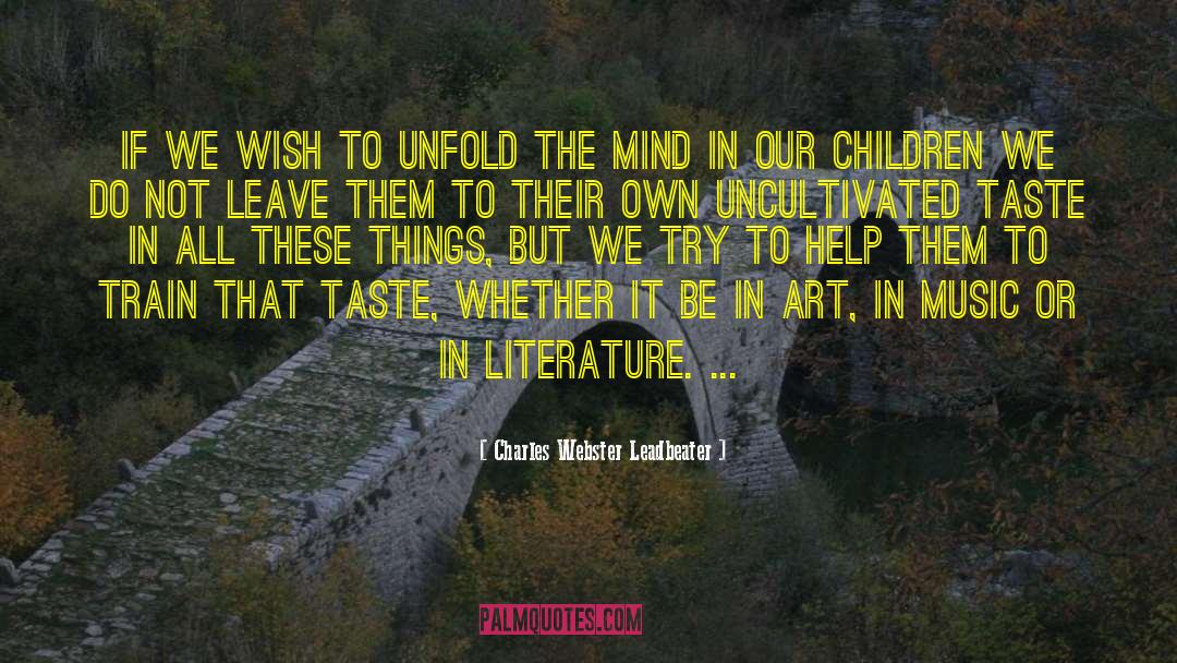 Furuholmen Art quotes by Charles Webster Leadbeater