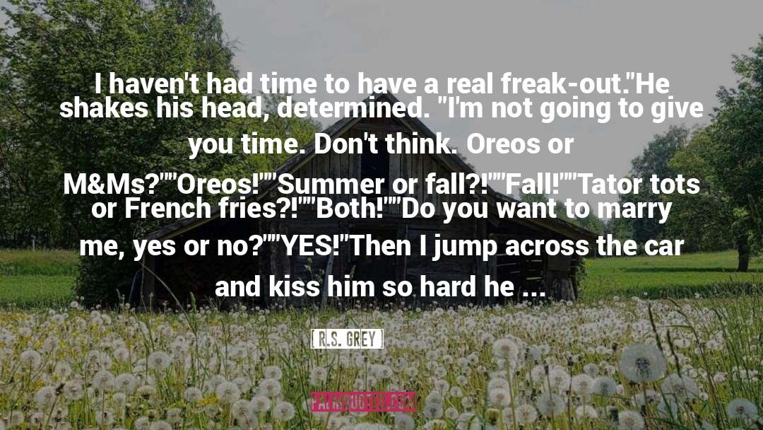 Fury S Kiss quotes by R.S. Grey