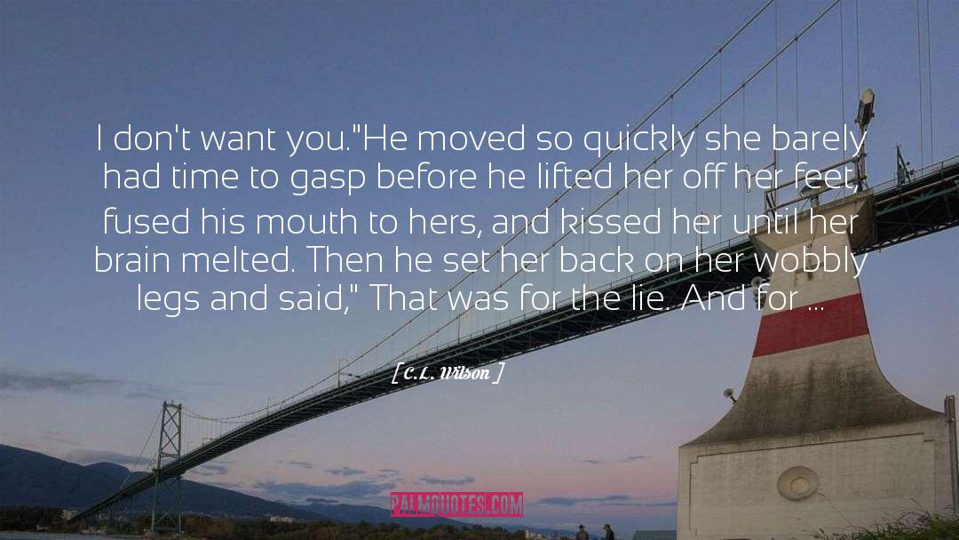 Fused quotes by C.L. Wilson