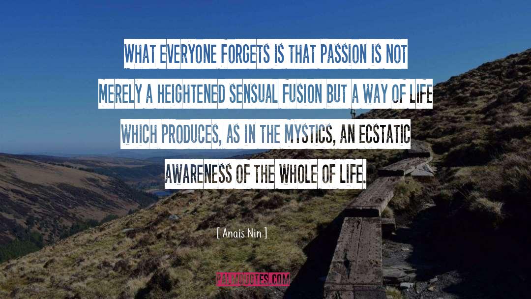Fusion quotes by Anais Nin