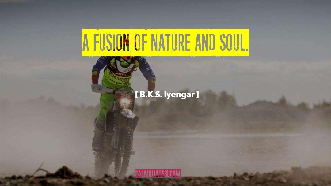 Fusion quotes by B.K.S. Iyengar