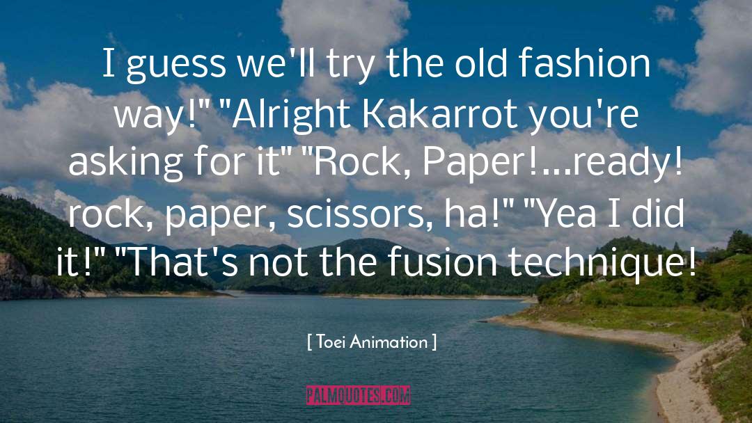 Fusion quotes by Toei Animation