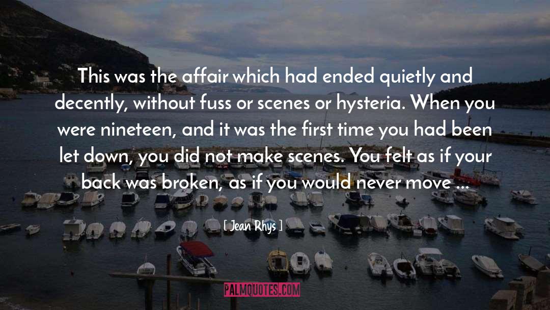 Fuss quotes by Jean Rhys