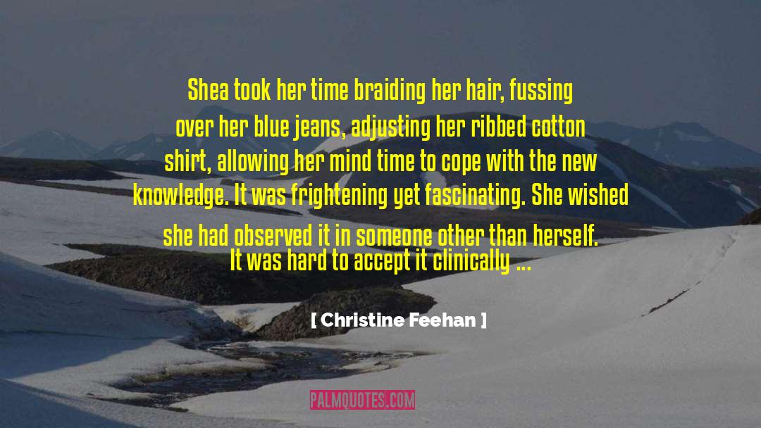 Fussing quotes by Christine Feehan