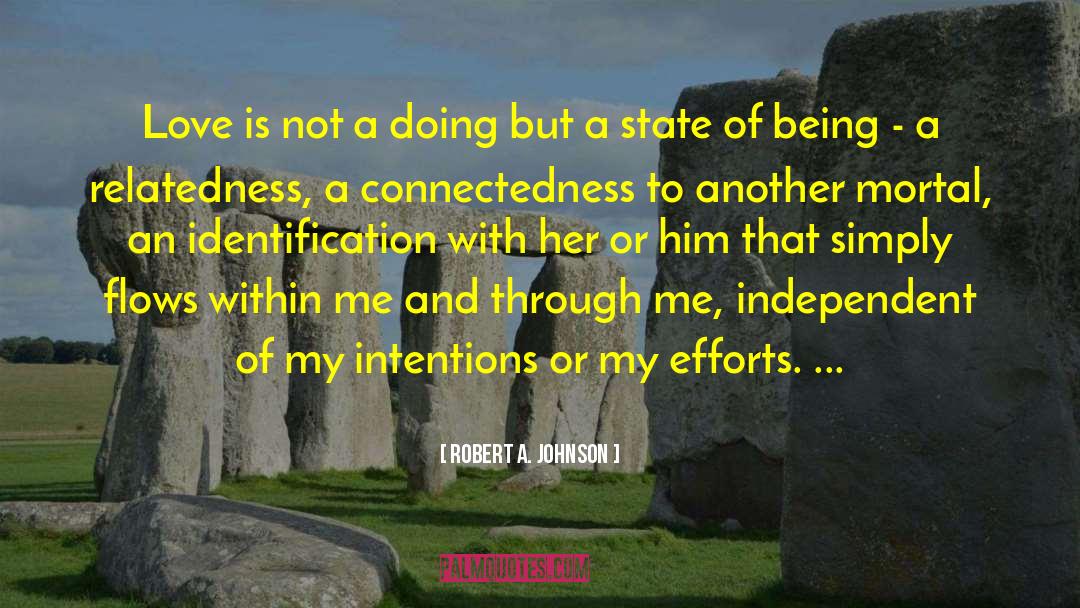 Futile Efforts quotes by Robert A. Johnson