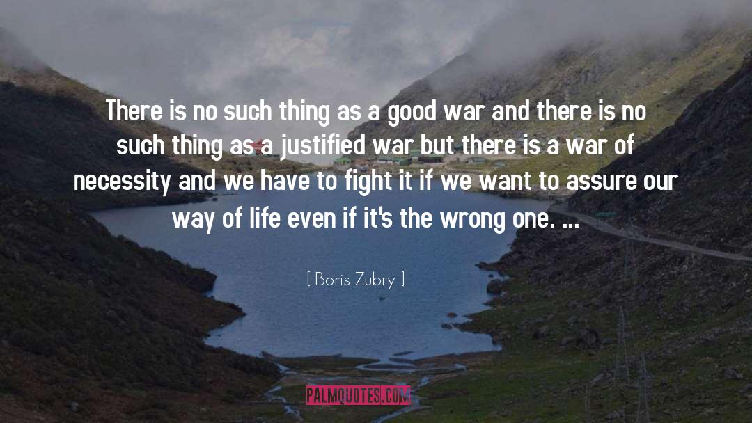 Futility Of War quotes by Boris Zubry