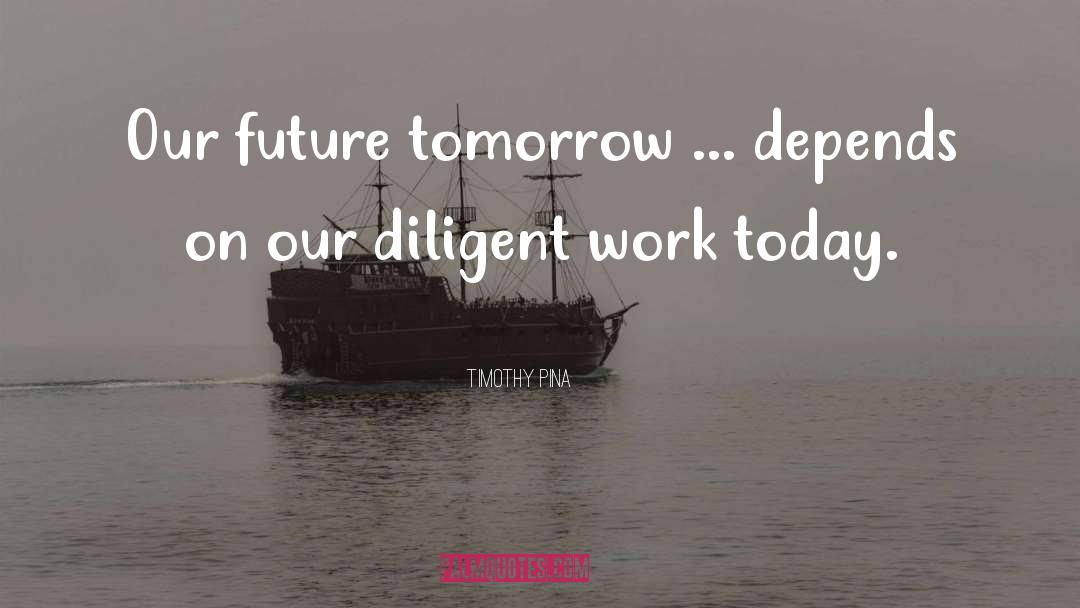 Future Depends On Stories quotes by Timothy Pina