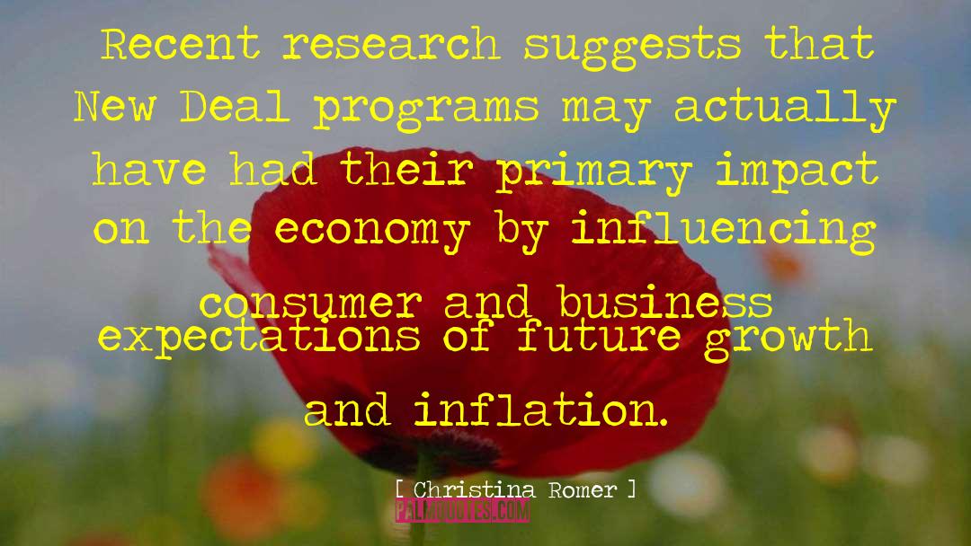 Future Growth quotes by Christina Romer