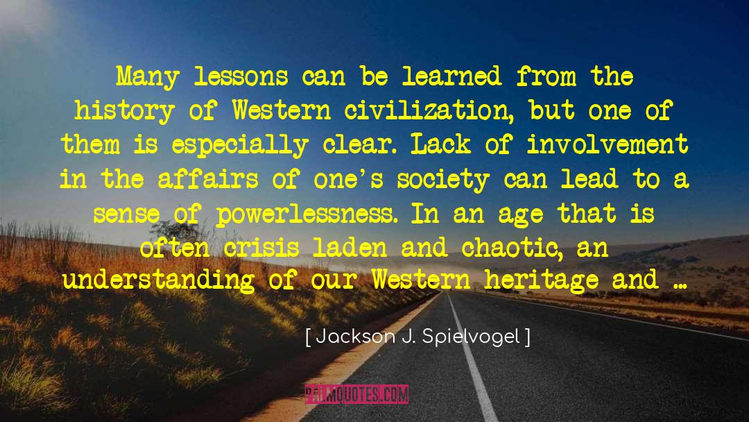 Future History quotes by Jackson J. Spielvogel