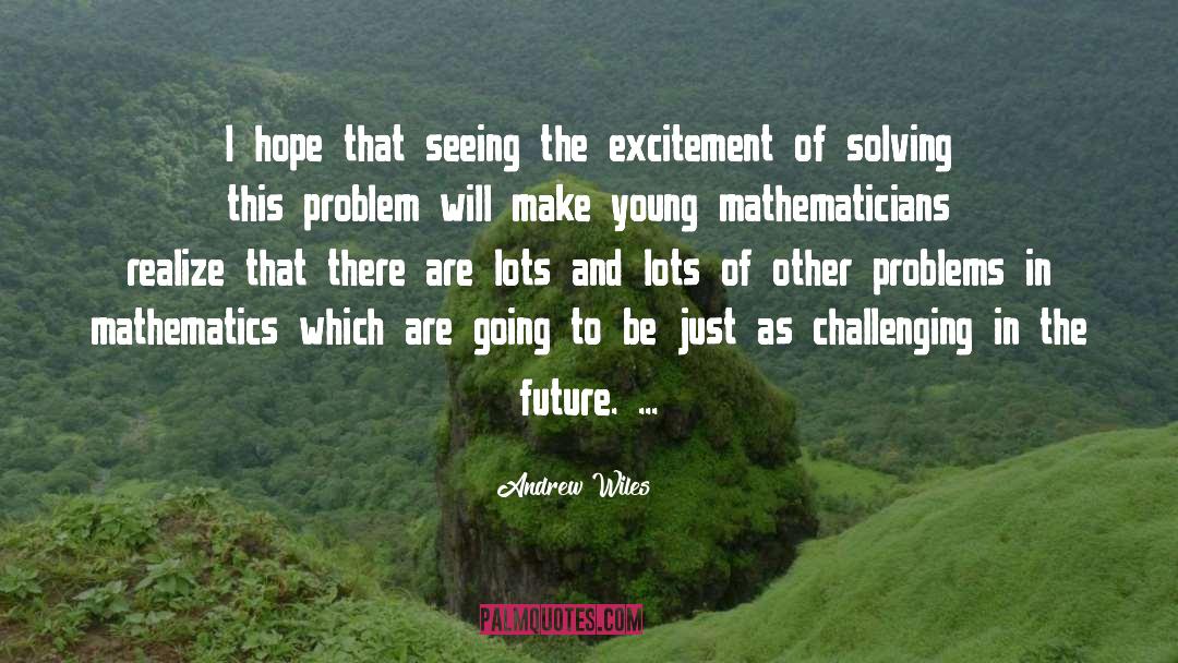Future Hope quotes by Andrew Wiles