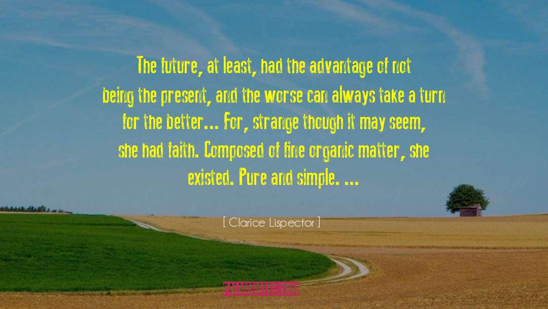 Future Hope quotes by Clarice Lispector