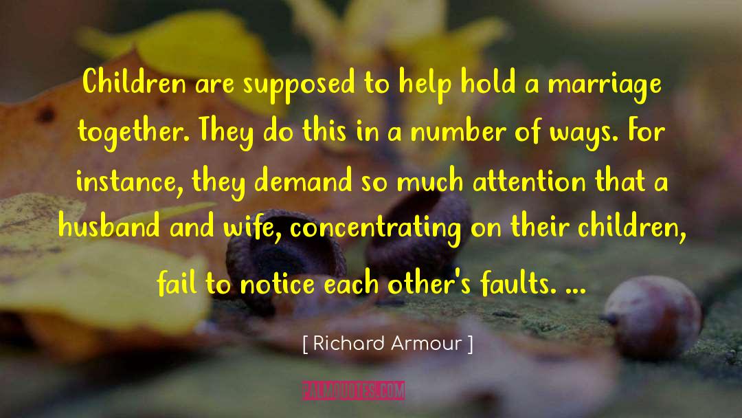 Future Husband And Wife quotes by Richard Armour