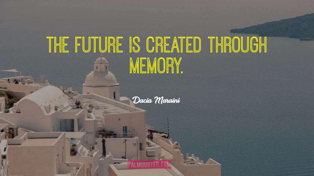 Future Is Created quotes by Dacia Maraini