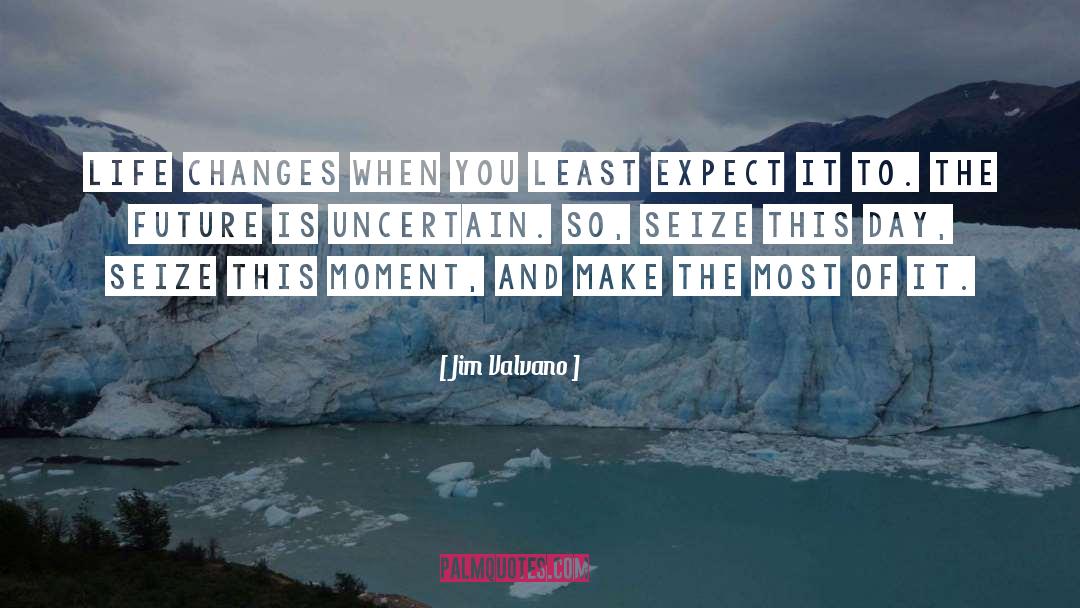 Future Is Uncertain quotes by Jim Valvano