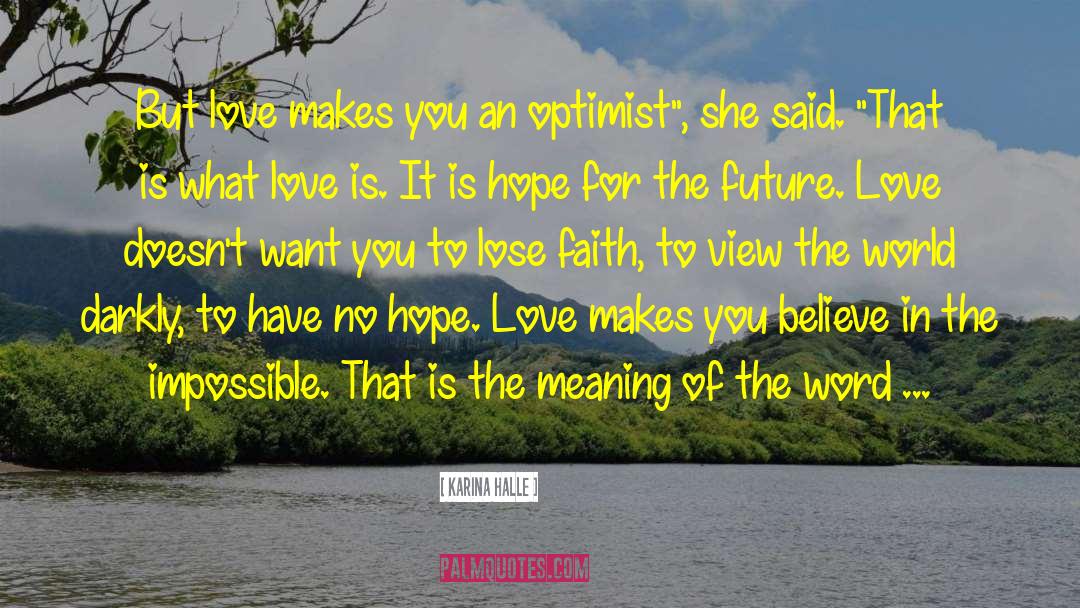 Future Love quotes by Karina Halle