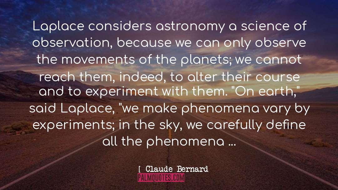 Future Of Earth quotes by Claude Bernard