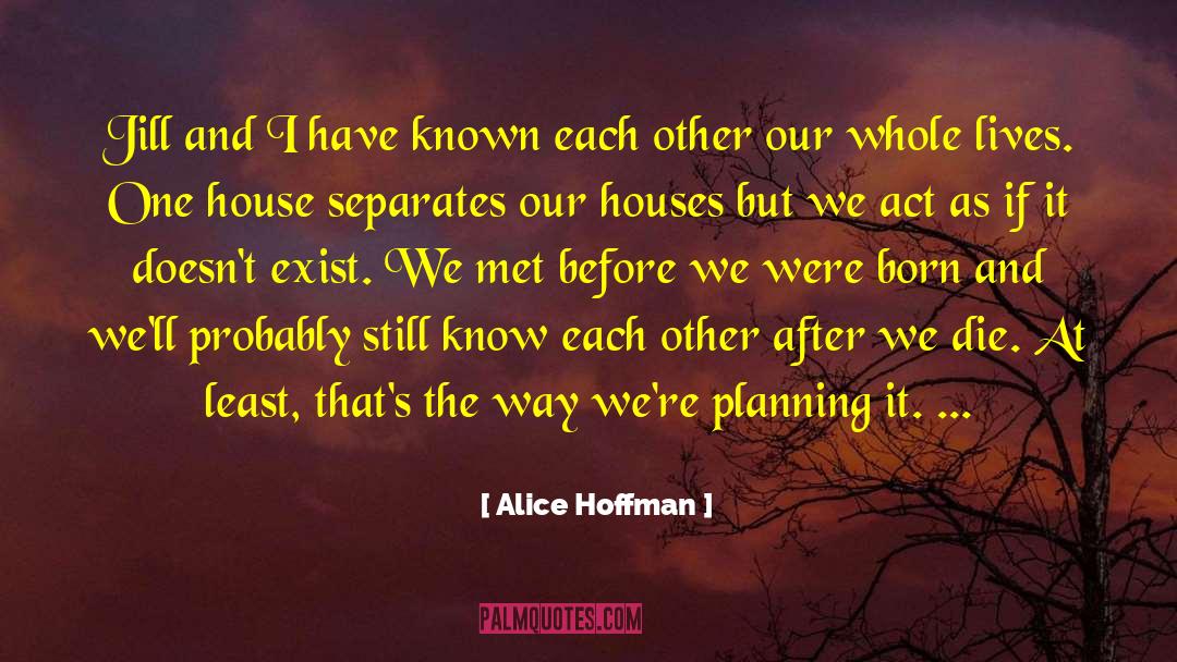 Future Planning quotes by Alice Hoffman