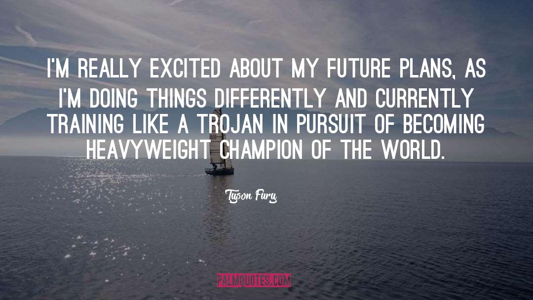 Future Plans quotes by Tyson Fury