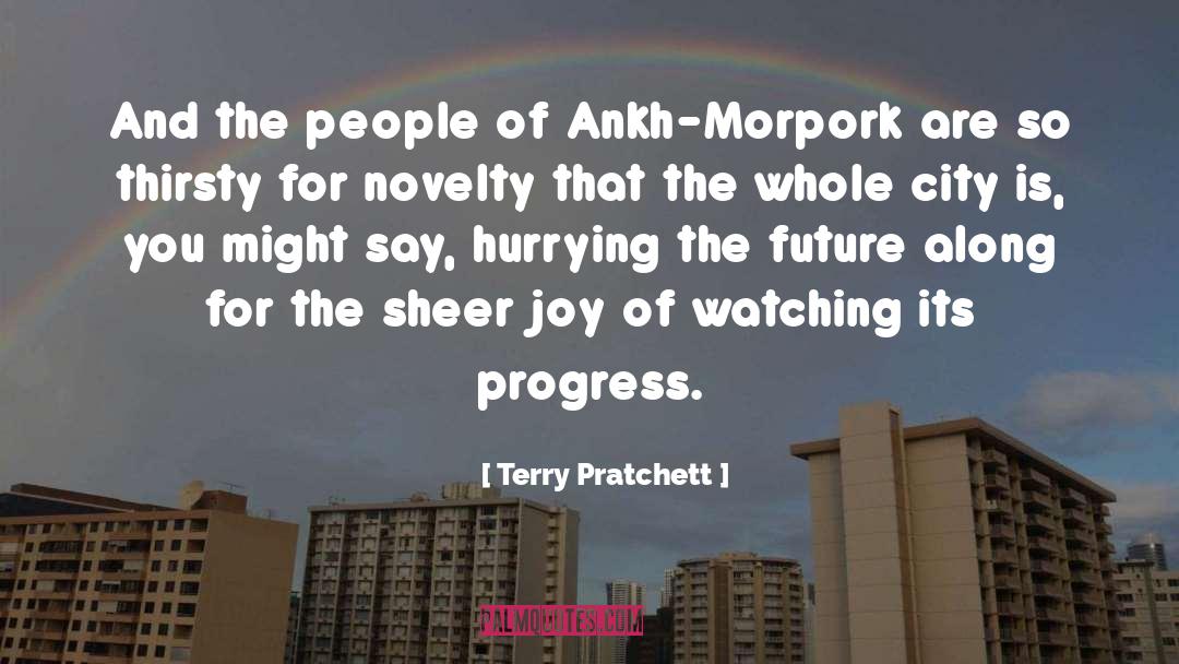 Future Progress quotes by Terry Pratchett