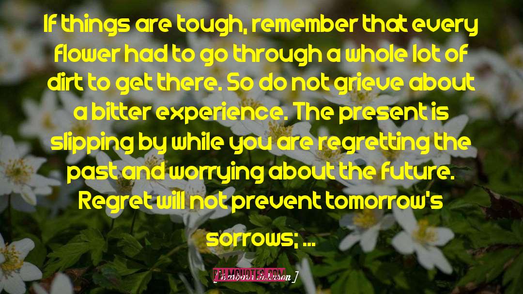 Future Regret quotes by Barbara Johnson