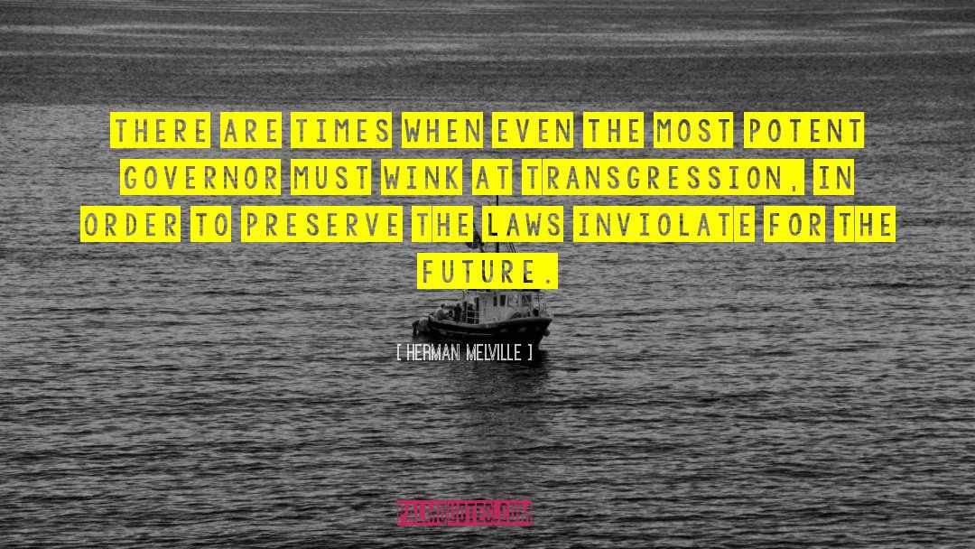 Future Regret quotes by Herman Melville