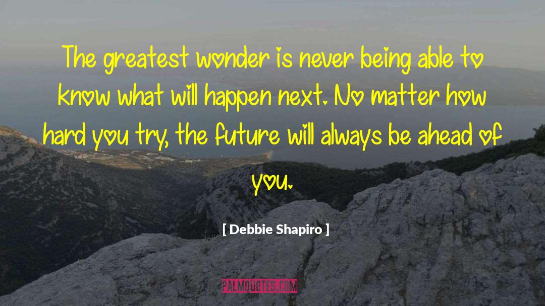 Future Will Be Brighter quotes by Debbie Shapiro