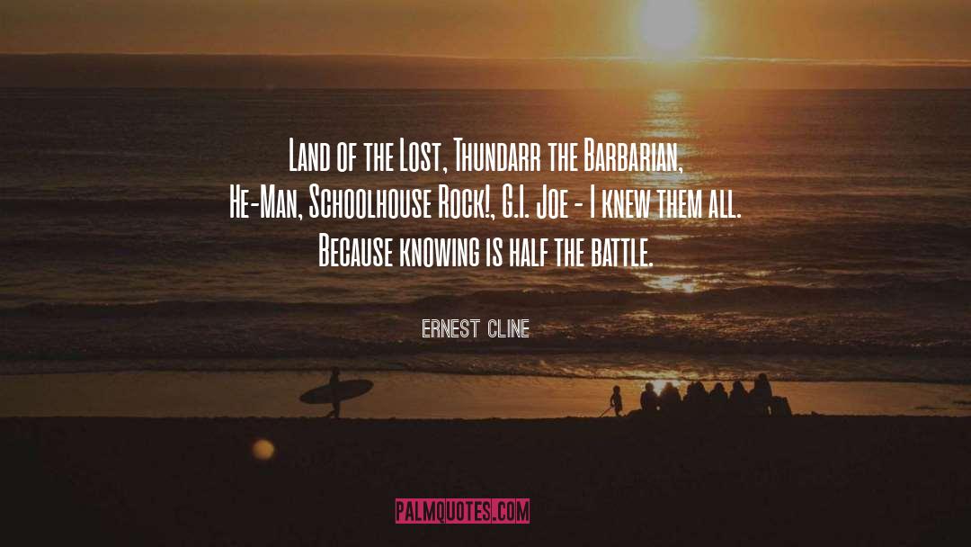 G I quotes by Ernest Cline