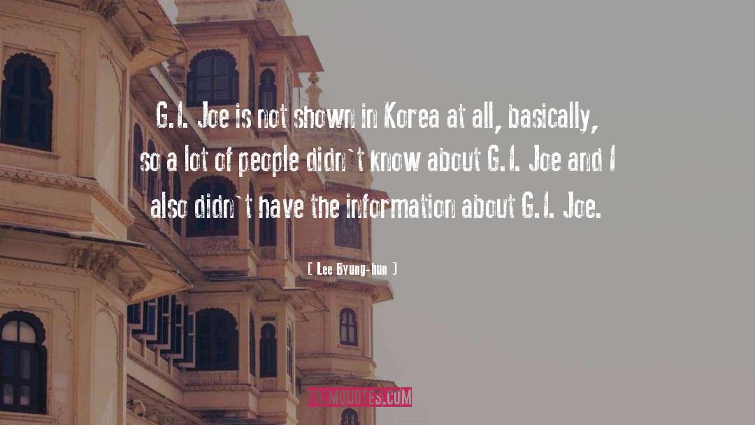 G I quotes by Lee Byung-hun