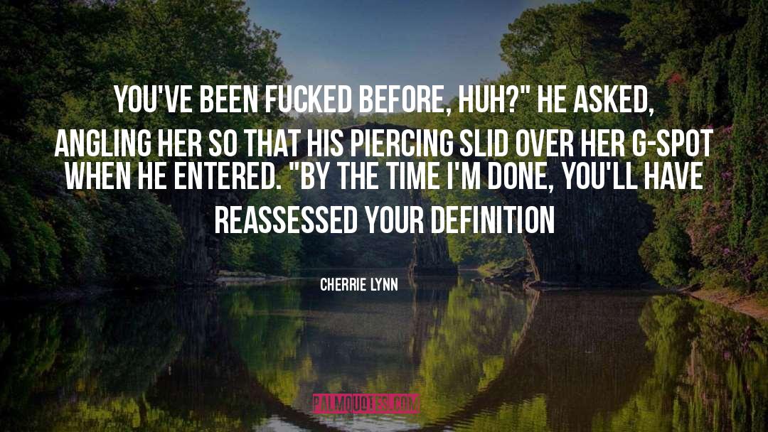 G Spot quotes by Cherrie Lynn