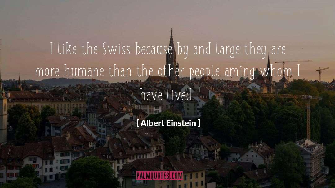 G Swiss quotes by Albert Einstein