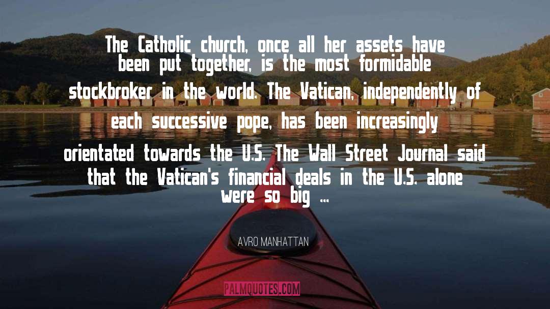 G U Pope quotes by Avro Manhattan