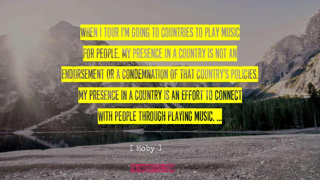 G8 Countries quotes by Moby