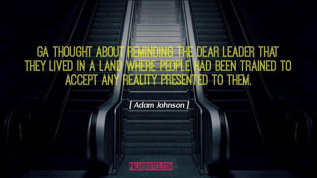 Ga quotes by Adam Johnson