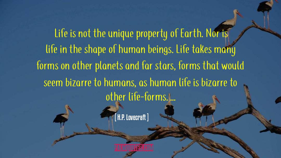 Gabarra Property quotes by H.P. Lovecraft