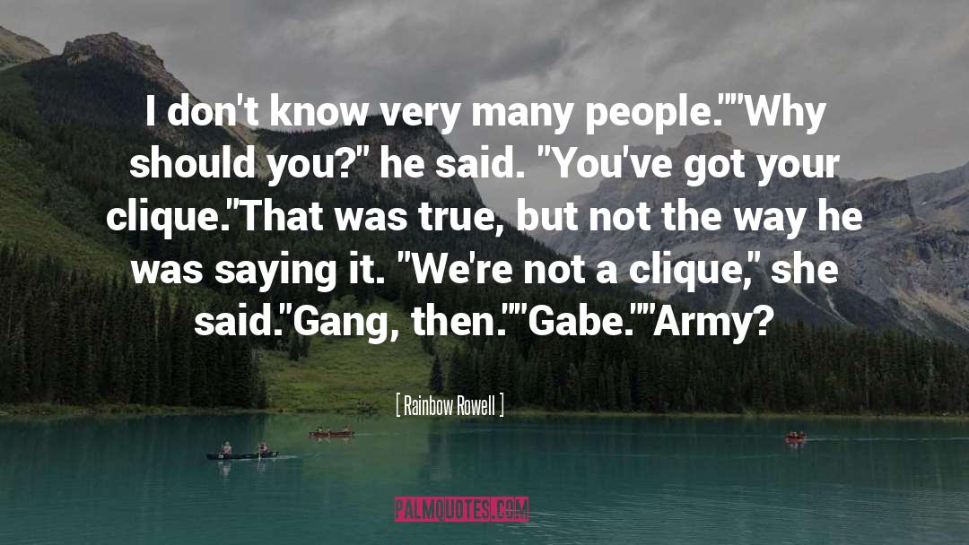 Gabe quotes by Rainbow Rowell