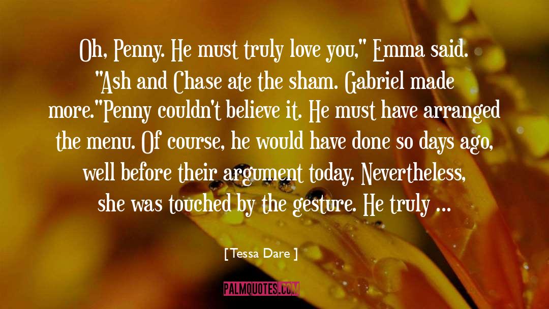 Gabriel Duke quotes by Tessa Dare