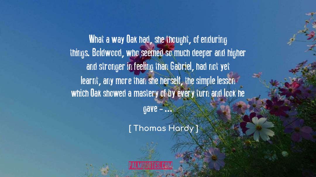 Gabriel Sandoval quotes by Thomas Hardy