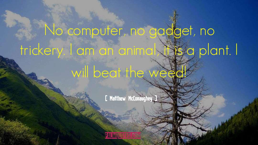 Gadget quotes by Matthew McConaughey