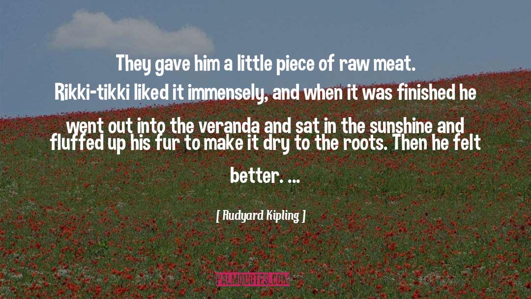 Gaffs Quality Meat And Specialty Foods quotes by Rudyard Kipling
