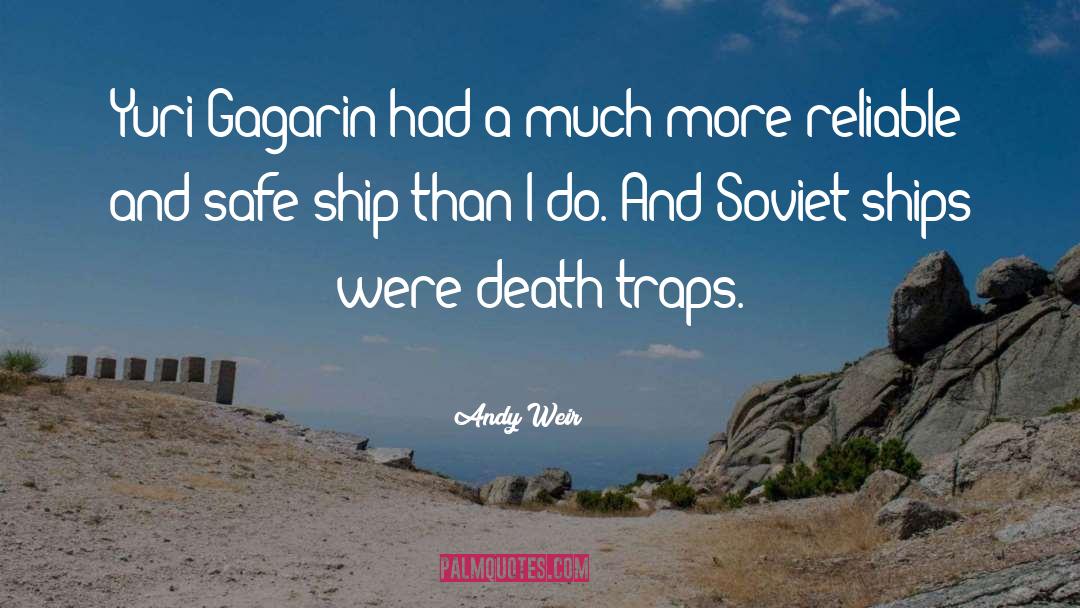 Gagarin quotes by Andy Weir