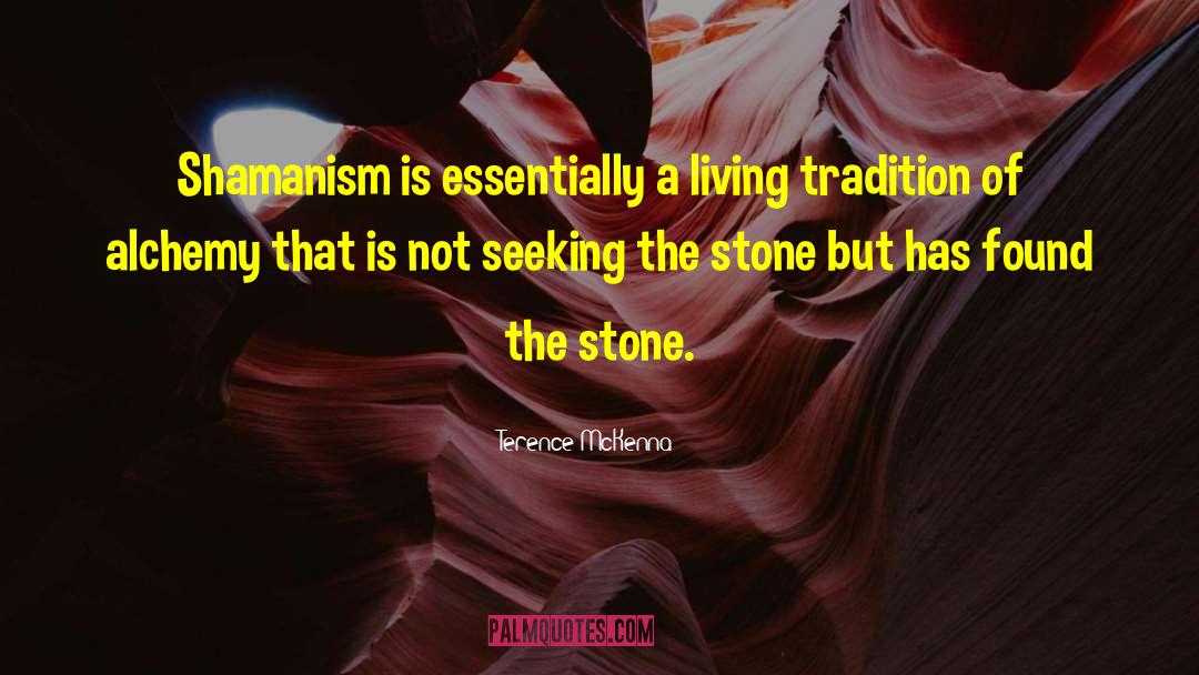 Gaia Stone quotes by Terence McKenna